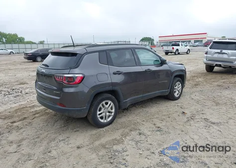 2018 Jeep Compass Sport Fwd из США, поврежденный, VIN 3C4NJCAB0JT335333